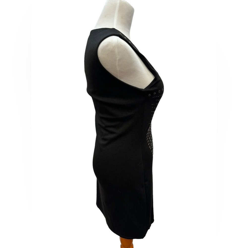 Ya Los Angeles Women’s Black Sleeveless Dress with Front Design Size Large - Picture 7 of 14